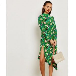 topshop python print dress